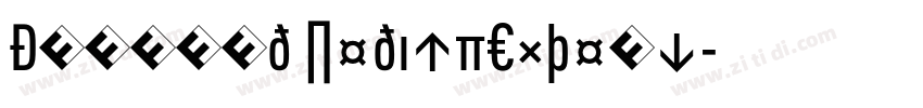DINCond MediumExpert字体转换